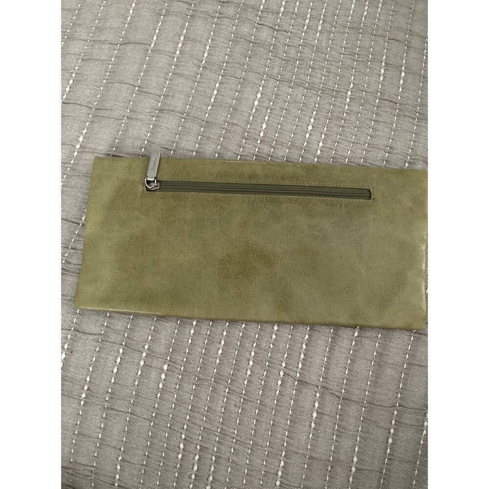 Hobo Genuine Leather Ruffle Front Clutch - Picture 2 of 3